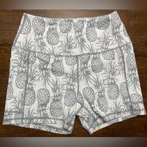 Love Fitness Pineapple Shorts